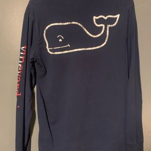 Red White And Blue Vineyard Vines Long Sleeve Tee